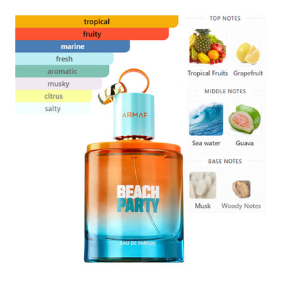 Armaf Beach Party 3.4 Oz Edp Men