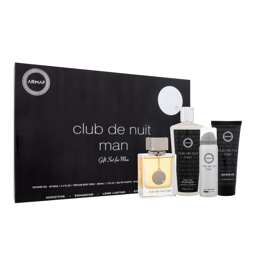 Armaf Set Club De Nuit Club De Nuit Classic 3.4 Oz Edp- 4 Pc Men