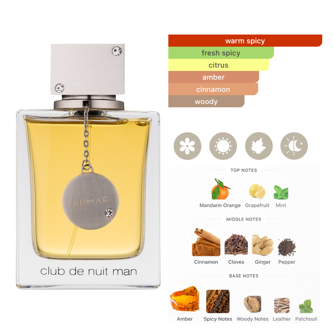 Armaf Set Club De Nuit Club De Nuit Classic 3.4 Oz Edp- 4 Pc Men