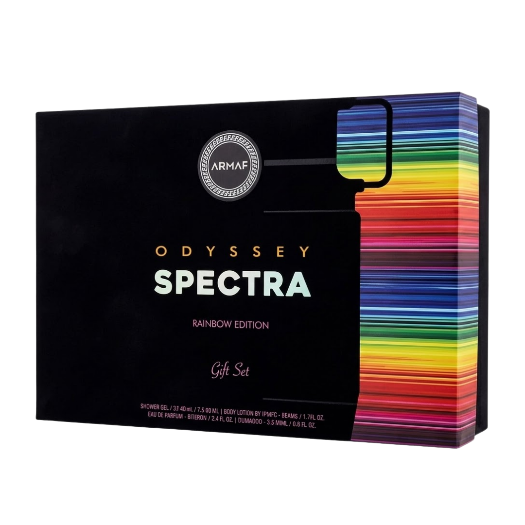 Armaf Set Odyssey Spectra Edp 3.4 Oz + Body Lotion 3.4 Oz + Deo 1.7 Oz + Shampoo 8.4 Oz Men