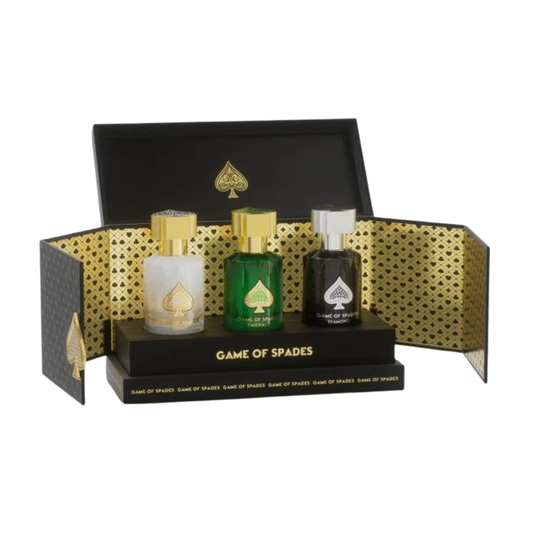 Jo Milano Game Of Spades Topaz 1.0 Oz Edp + 1.0 Oz Emerald  + 1.0 Oz Diamond Unisex