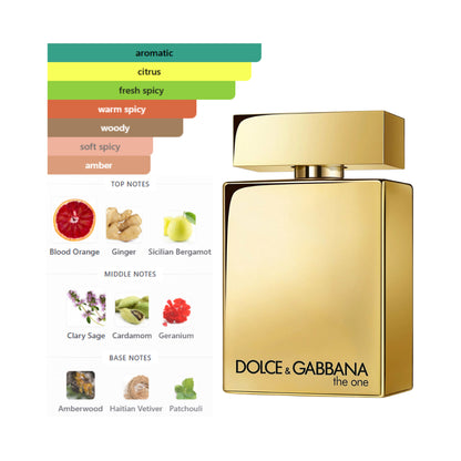 Dolce & Gabbana The One Gold Intense  3.3 Oz Edp Men