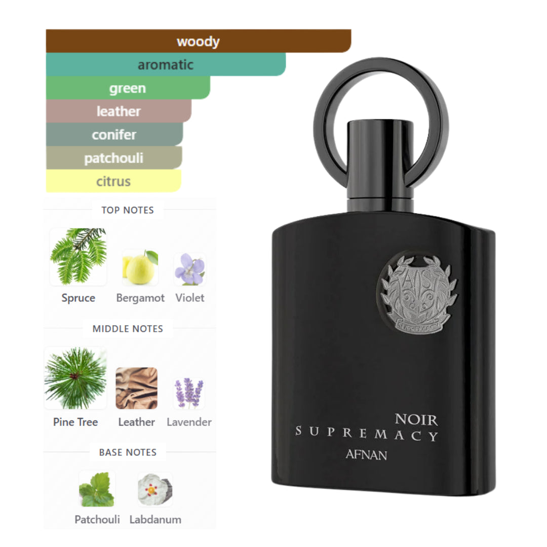 Afnan Supremacy Noir 3.4 Oz Edp Unisex