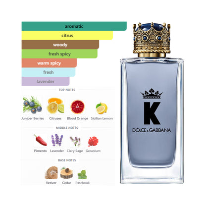 Dolce & Gabbana K 3.4 Oz EDT for Men