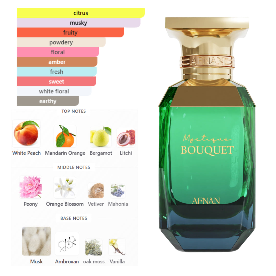 Afnan Mystique Bouquet 2.7 Oz Edp Unisex