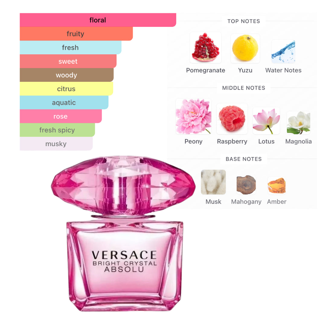 Versace Bright Crystal Absolu 3 Oz Edp Women