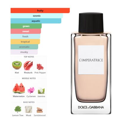 Dolce & Gabbana L' imperatrice 3 3.4 Oz EDT for Women