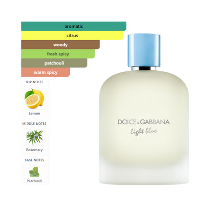 Dolce & Gabbana Light Blue 4.2 Oz EDT for Men