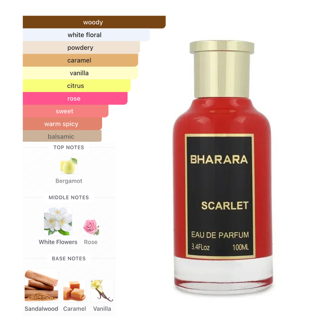 Bharara Scarlet 3.4 Oz Edp Women