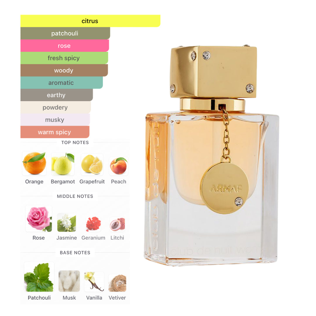 Armaf Club De Nuit Parfum Oil 18Ml Edp Women
