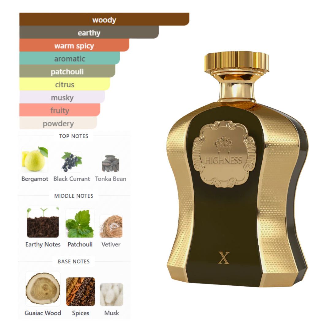 Afnan Highness X Brown 3.4 Oz Edp Men