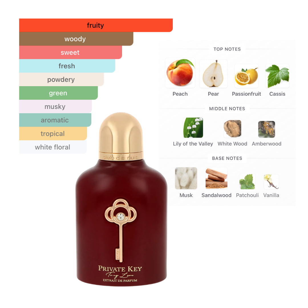 Armaf Club Key Love 3.4 Oz Extrait De Parfum Women