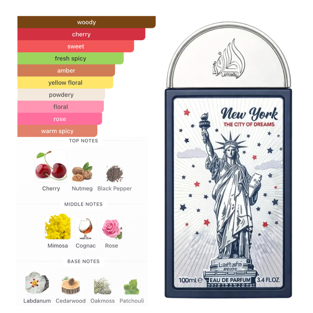 Lattafa New York The City of Dreams 3.4 oz Edp Unisex