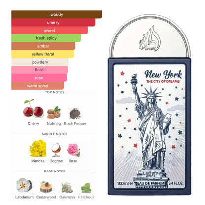Lattafa New York The City of Dreams 3.4 oz Edp Unisex