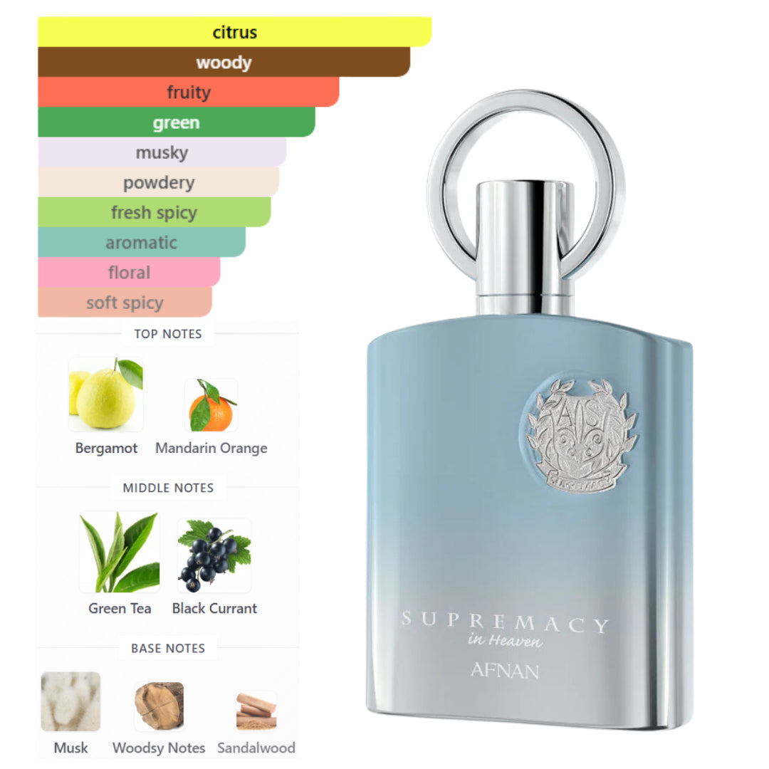 Afnan Supremacy In Heaven 3.4 Oz EDP for Men