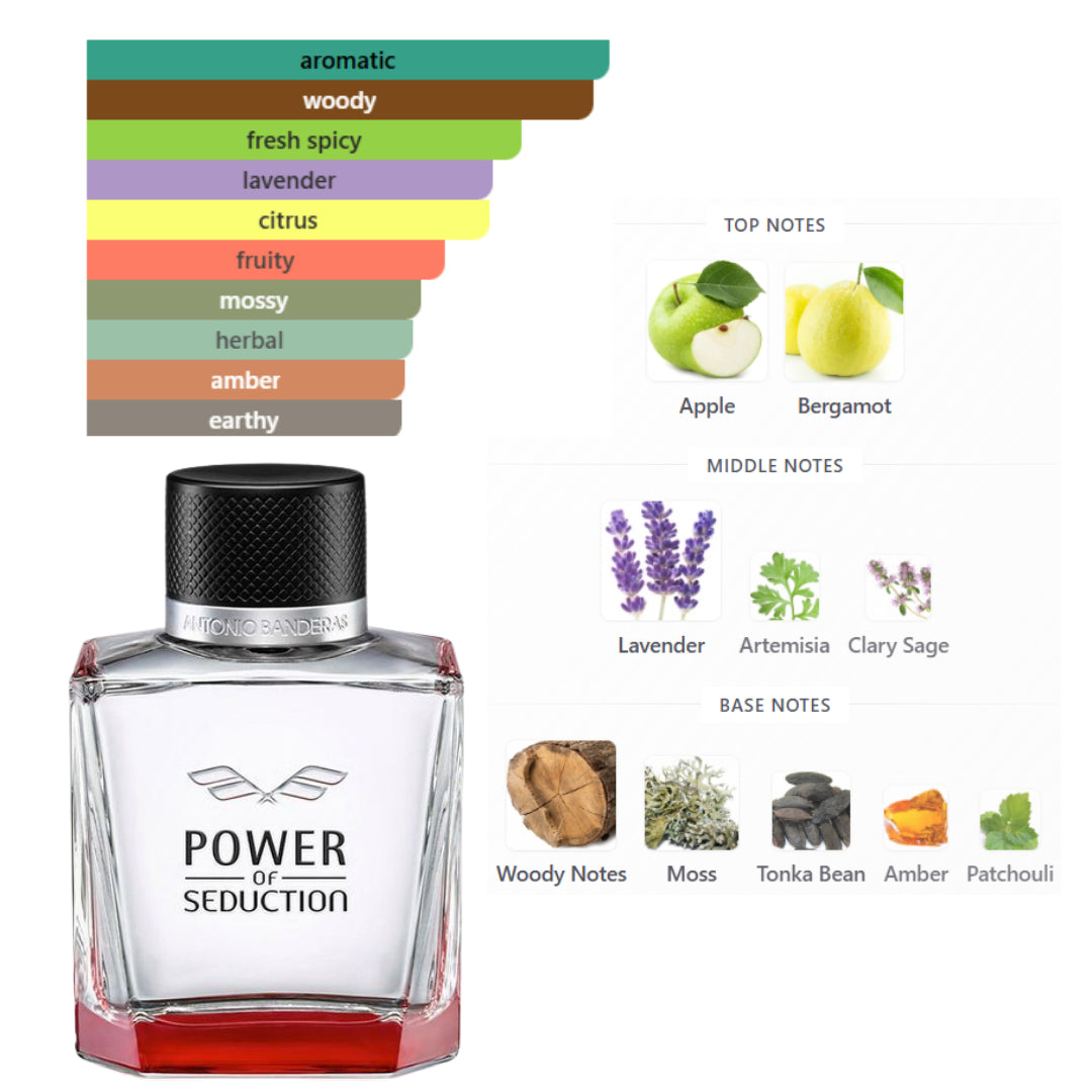Antonio Banderas Power Of Seduction 1.7 Oz Edt Men