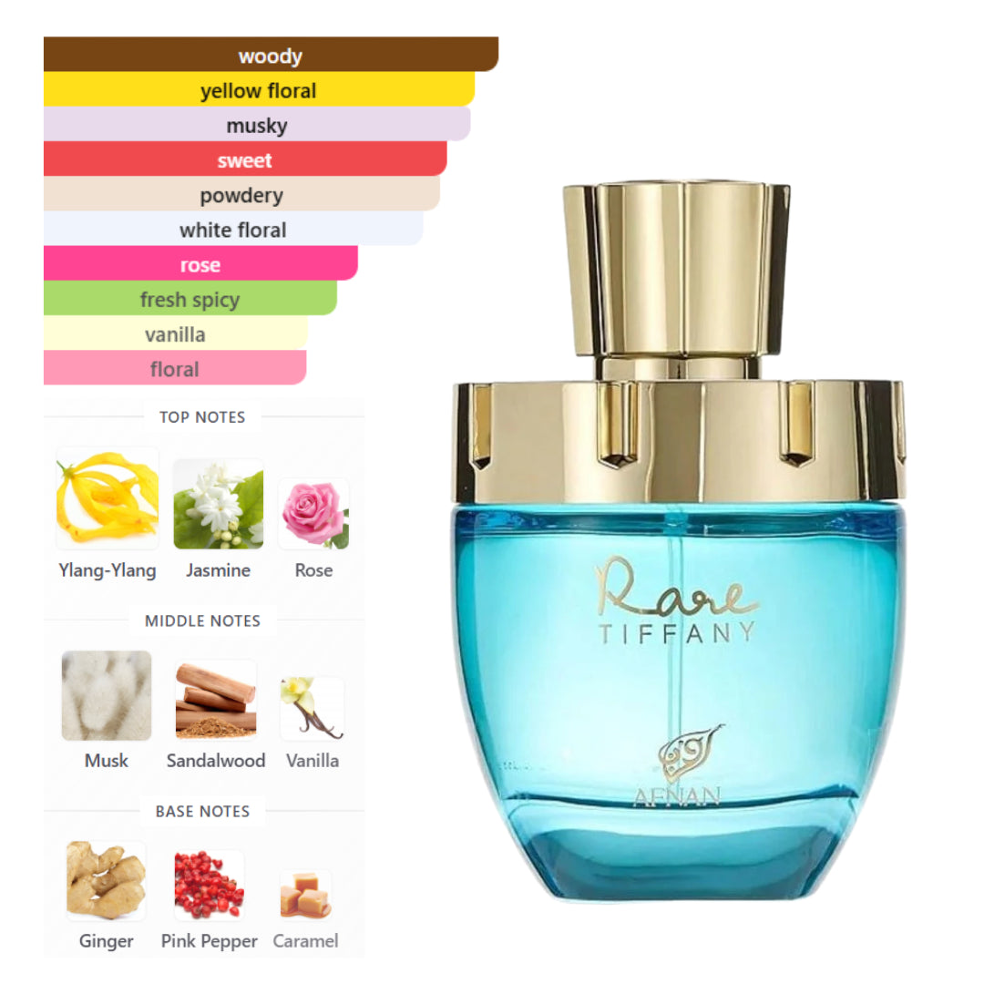 Afnan Rare Tiffany 3.4 Oz Edp Women