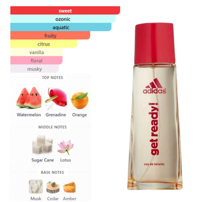 Adidas Get Ready 1.7 Oz Edt Women