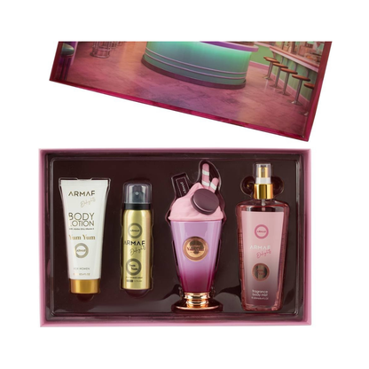 Armaf Set Yum Yum 3.4 Oz Edp+1.7 Bdy Spray 3.4 250Ml Mist Women