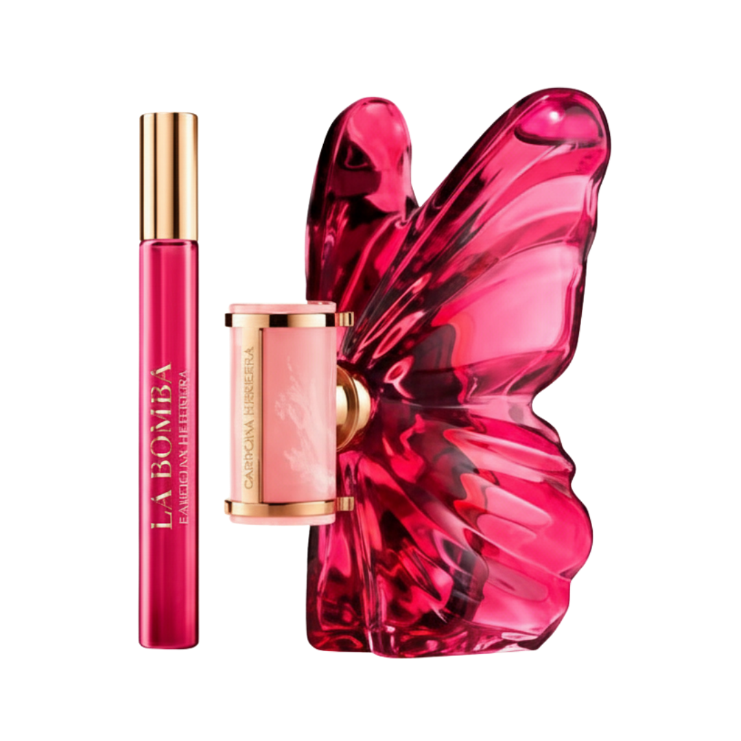 Carolina Herrera Set La Bomba 2Pc (2.7Oz Edp, 10Ml Edp) Women
