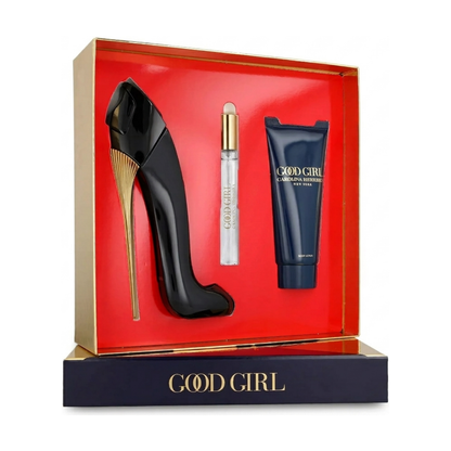 Carolina Herrera Set Good Girl 3 Pcs 2.7 Oz Edp + 3.4 Oz Body Lotion + 10Ml Edp Women