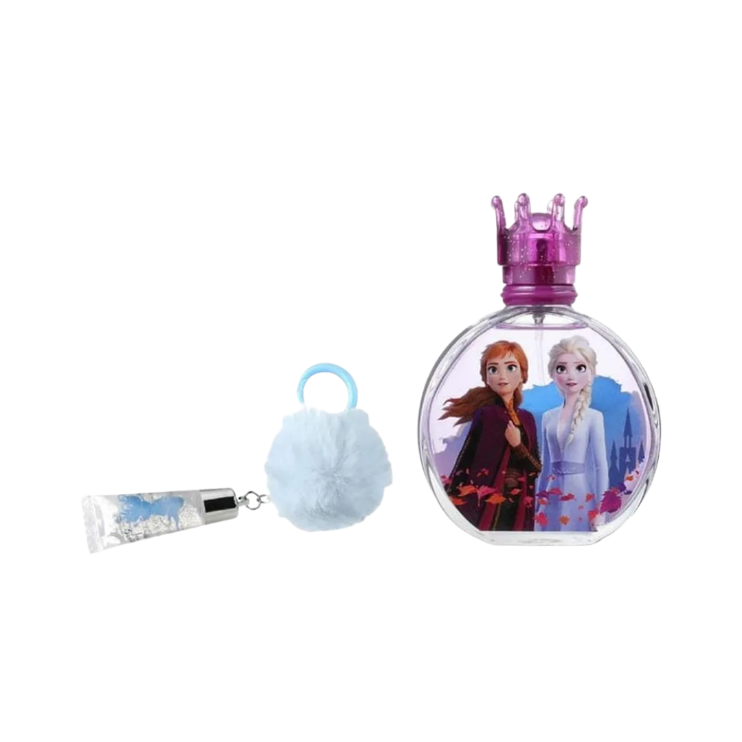 Disney Set Frozen 3.4 Oz Edt + Zip Case + Lip Gloss Kids