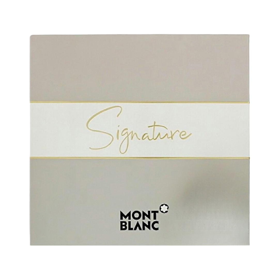 Mont Blanc Set Signature 3 Pcs  3.0 Oz Edp , 3.4 Oz B/L, 7.5 ml  Women