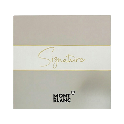 Mont Blanc Set Signature 3 Pcs  3.0 Oz Edp , 3.4 Oz B/L, 7.5 ml  Women