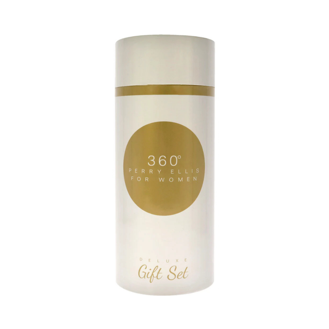 Perry Ellis Set 360 3.4 Oz Edp & 3.0 Oz Shower Gel & Mini Women
