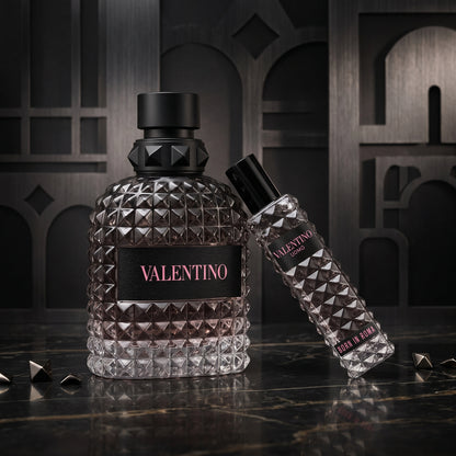 Valentino Set Uomo Born In Roma 2 Pcs 1.7 Oz Edt 0.5 Oz Edt Men