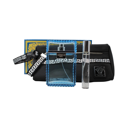 Versace Eau Fraiche 3pc Set (3.4 Oz EDT, 0.34 Oz EDT and Bag) for Men