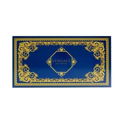 Versace Eau Fraiche 3pc Set (3.4 Oz EDT, 0.34 Oz EDT and Bag) for Men