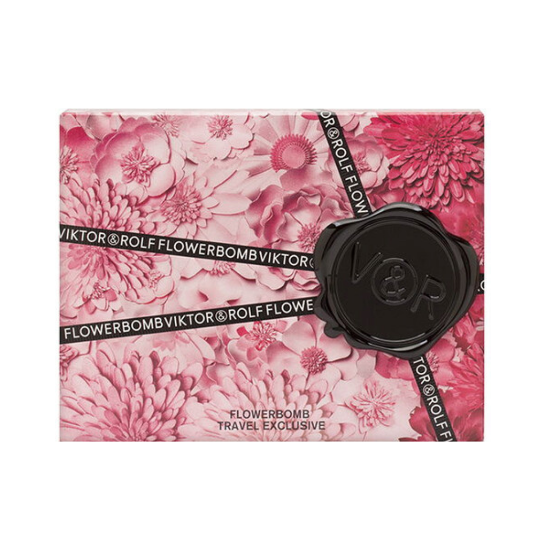 Viktor & Rolf Set Flowerbomb 3.4 Oz Edp & Mini Women
