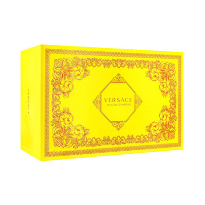 Versace Yellow Diamond 3pc Set (1.7 Oz EDT, 1.7 Oz Shower Gel and 1.7 Oz Body Lotion) for Women