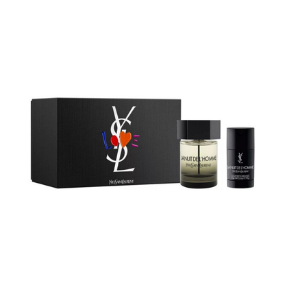 Yves Saint Laurent Set Nuit Homme Love Set 2 Pcs 3.4 Oz Edt & 2.5 Oz Deo Stick Men