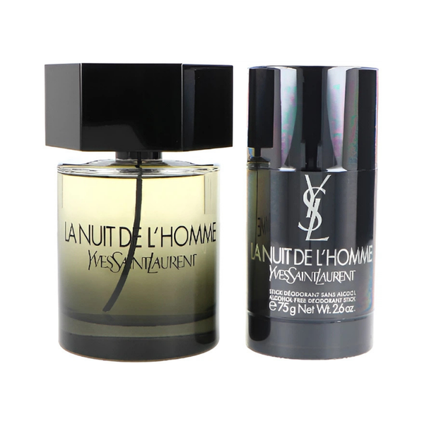 Yves Saint Laurent Set Nuit Homme Love Set 2 Pcs 3.4 Oz Edt & 2.5 Oz Deo Stick Men