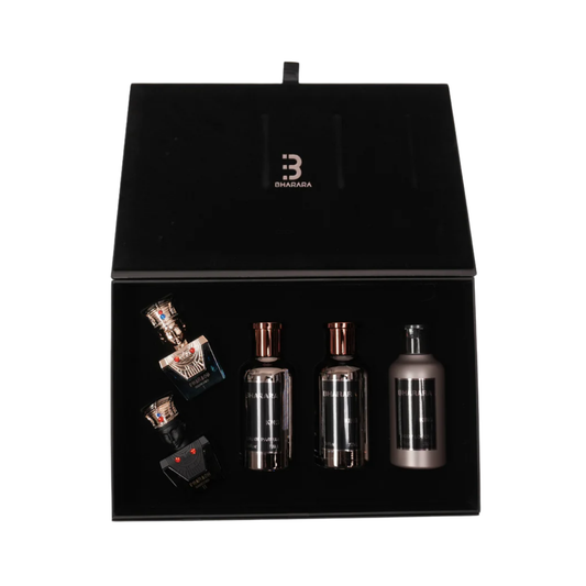 Bharara Set King  5pc Edp + Lotion + Pharaoh Minis Men