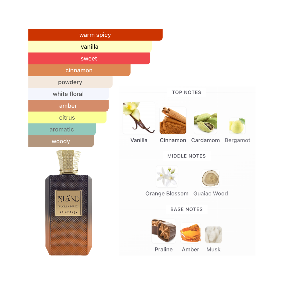 Khadlaj Island Vanilla Dunes 3.4 Oz Edp Unisex