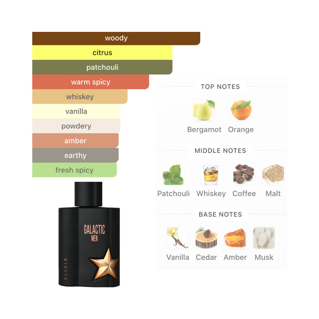 Maison Alhambra Galactic Men Elixir 3.4 Oz Edp Men