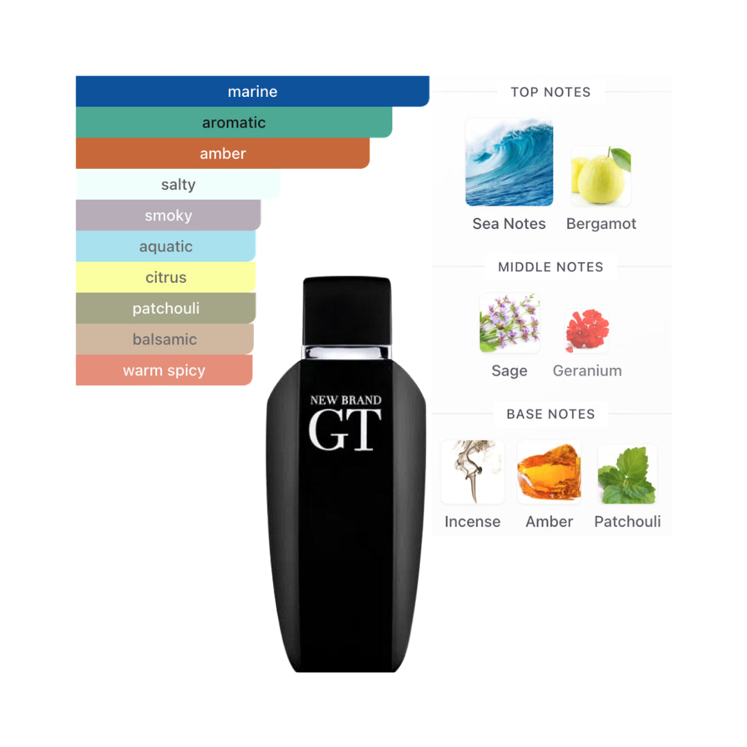 New Brand Gt 3.3 Oz Edt Men