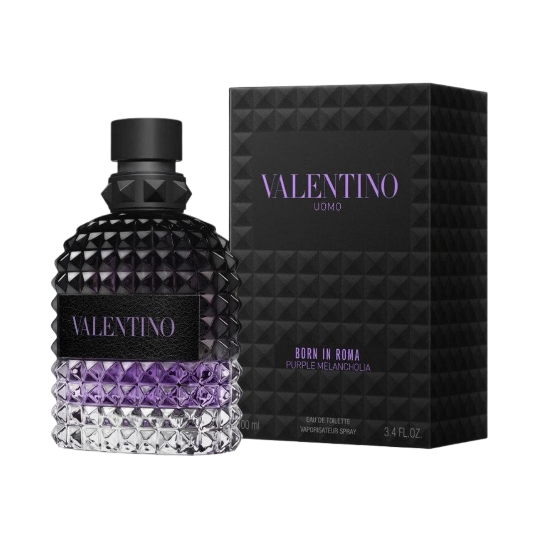 Valentino Uomo Born In Roma Purple Melancholia 3.4 Oz Edt Men