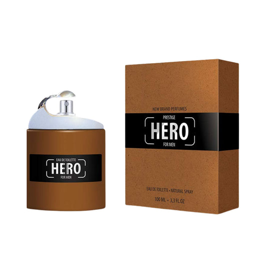 New Brand Prestige Hero 3.3 Oz Edt Men