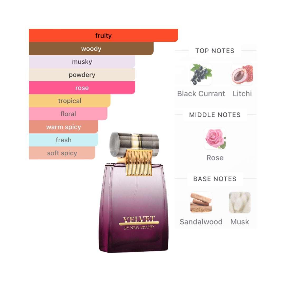New Brand Prestige Velvet 3.3 Oz Edp Women
