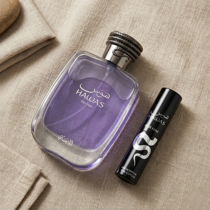 Rasasi Set Hawas 3.38 Oz Edp + 8 ml Edp Men