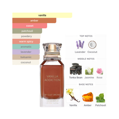 Gulf Orchid Vanilla Addiction 3.4 Oz Edp Unisex