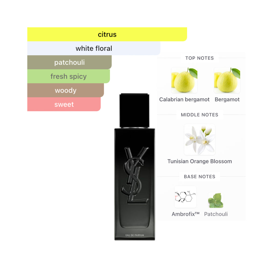 Yves Saint Laurent Myslf 3.4 Oz Edp Men