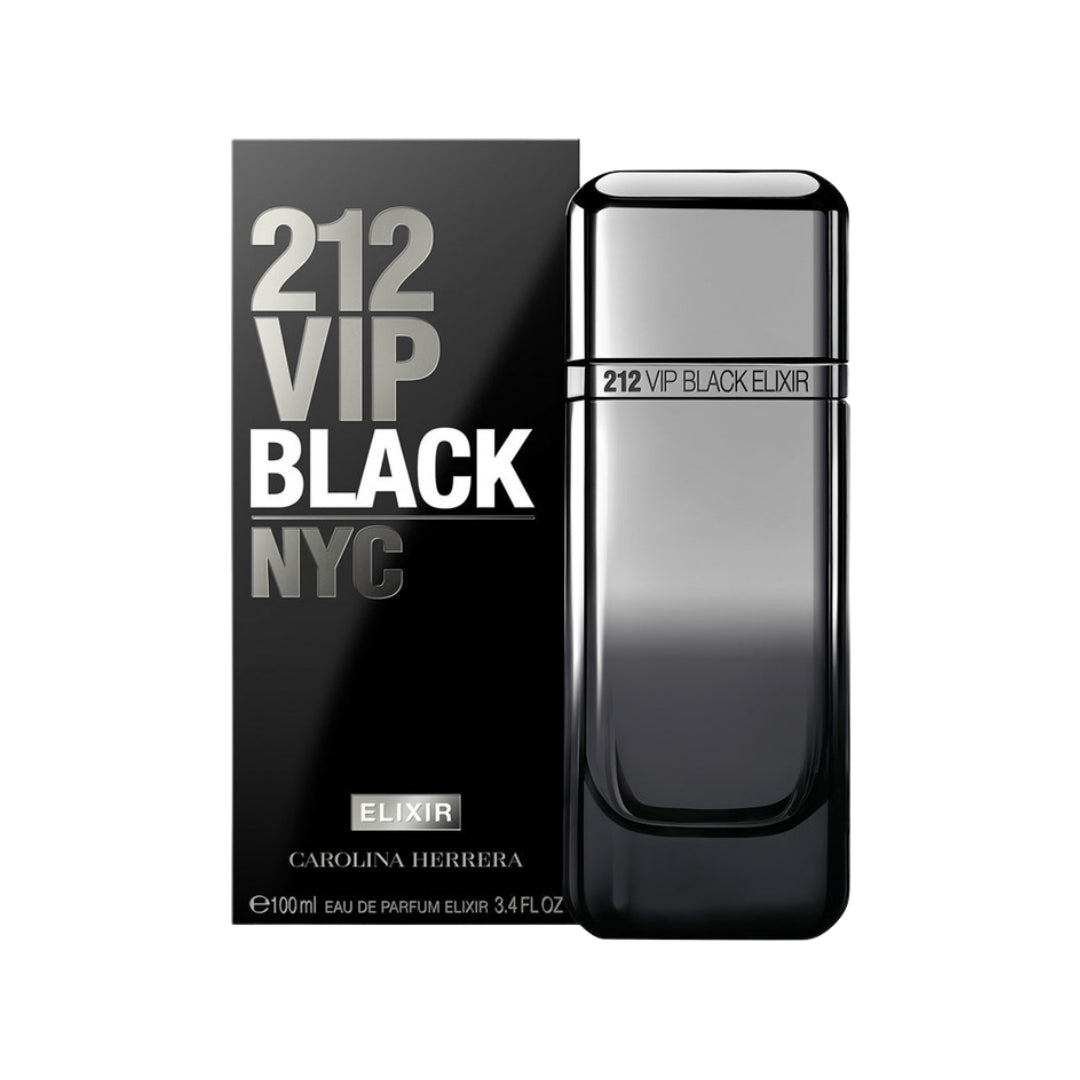 Carolina Herrera 212 Vip Black Elixir 3.4 Oz Edp Men