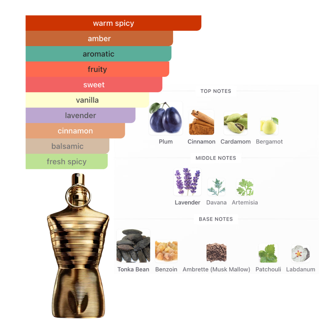 Jean Paul Gaultier Le Male Elixir Absolu 2.5 Oz Edp Men