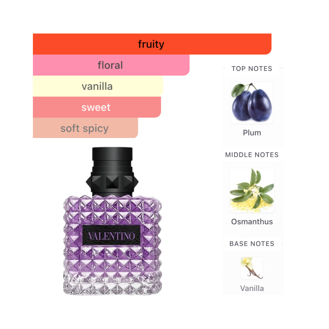 Valentino Born In Roma Donna Purple Melancholia 1.7 Oz Edp Women