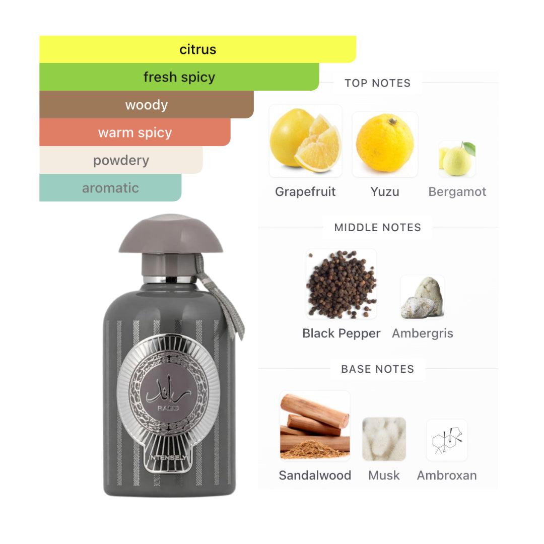 Lattafa Ra'ed Intensely 3.4 Oz Edp Unisex